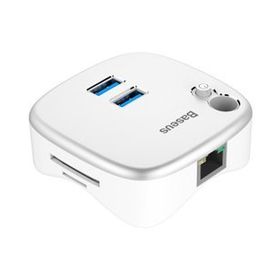 Baseus Hub Dual USB 3.0 RJ45 TF-SD Çok Fonsiyonlu Notebook Adaptörü