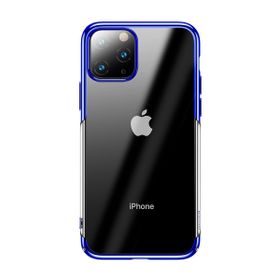 Baseus iPhone 11 Pro Şeffaf Mavi Cep Telefonu Kılıfı