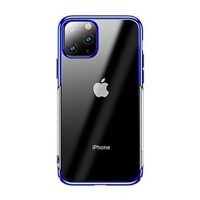 Baseus iPhone 11 Pro Şeffaf Mavi Cep Telefonu Kılıfı