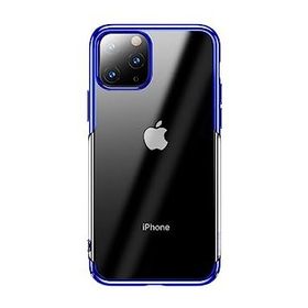 Baseus iPhone 11 Pro Şeffaf Mavi Cep Telefonu Kılıfı