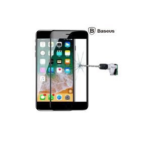 Baseus Iphone 7-8 Plus 4D Kavisli Full Kaplama Kırılmaz Cam Ekran Koruyucu