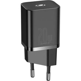 Baseus iPhone Süper Si QC 20W Type-C Siyah Hızlı Şarj Cihazı