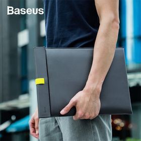 Baseus Lets Go Çift Katmanlı Deri Kılıf Çanta 13 İnch Macbook Dell lenovo