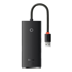 Baseus Lite 4 In 1 Multifonksiyonal Usb-A Hub Siyah Dock Station