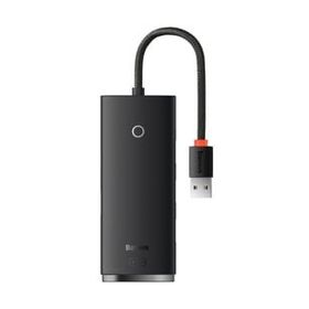 Baseus Lite 4 In 1 Multifonksiyonal Usb-A Hub Siyah Dock Station