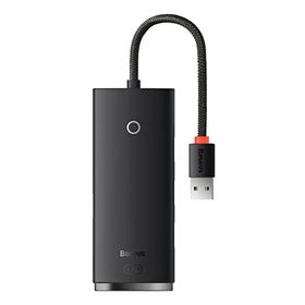 Baseus Lite 4 In 1 Multifonksiyonal Usb-A Hub Siyah Dock Station