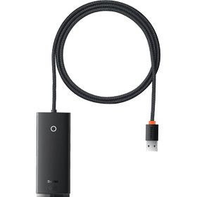 Baseus Lite 4 in 1 Multifonksiyonal Usb-A Siyah Çoklayıcı Hub