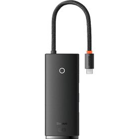 Baseus Lite 5 in 1 Multi Fonksiyonal Type-C Siyah Dock Station Hub