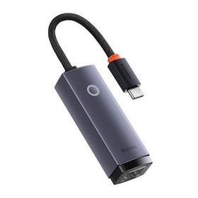 Baseus Lite Series 100 Mbps USB To RJ45 Ethernet LAN Port Gri Adaptör
