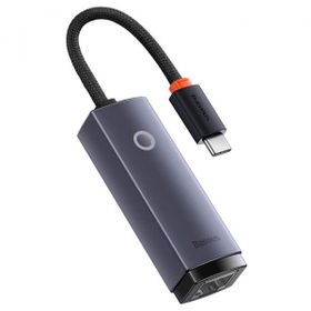 Baseus Lite Series 100 Mbps USB To RJ45 Ethernet LAN Port Gri Adaptör