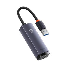 Baseus Lite Series 100 Mbps USB To RJ45 Ethernet LAN Port Gri Adaptör