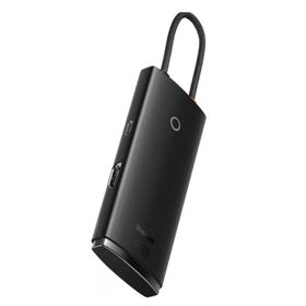 Baseus Lite Siyah 5 in 1 Multifonksiyonal Type-C Hub Dock Station