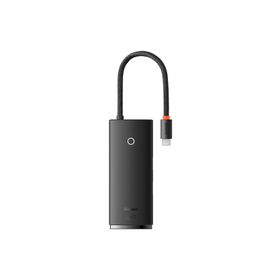 Baseus Lite Siyah 5 in 1 Multifonksiyonal Type-C Hub Dock Station