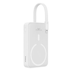 Baseus Magsafe Mini Overseas Edition Wireless 10.000 MAh 20 Watt Beyaz Powerbank