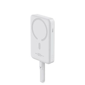 Baseus Magsafe Mini Type-C Kablolu Wireless 10.000 mAh 30W Beyaz Powerbank