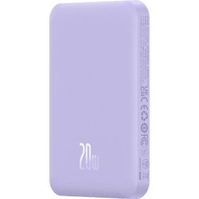 Baseus Magsafe Mini Wireless 5.000 MAH 20W Mor Taşınabilir Şarj Cihazı