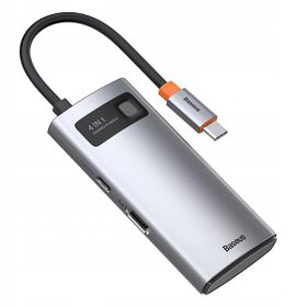 Baseus Metal Gleam Series 4-1 Type-C HUB Adaptör Çoklayıcı