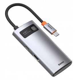 Baseus Metal Gleam Series 4-1 Type-C HUB Adaptör Çoklayıcı