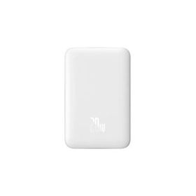 Baseus Mgsafe Mini Overseas Edition 10.000 mAh Hızlı Şarj Kablosuz Beyaz Powerbank Teşhir- Outlet