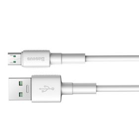 Baseus Mini White Micro USB 4A OPPO VIVO 0.5 cm Dash Usb Şarj Kablosu