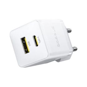 Baseus P1011160A213-00 Palm C+U 30W EU Beyaz Hızlı Şarj Aleti