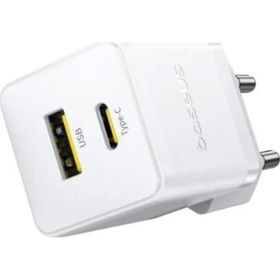Baseus P1011160A213-00 Palm C+U 30W EU Beyaz Hızlı Şarj Aleti