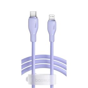 Baseus P10355700511-00 Pudding USB-A Light 2.4 A 1.2 m Mor Kablo