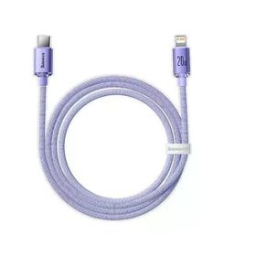 Baseus P10364500513-00 Free 2 Pull Mini Geri Çekilebilir USB-C 100 W 2 mt Mor Şarj Kablosu