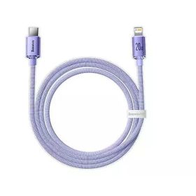 Baseus P10364500513-00 Free 2 Pull Mini Geri Çekilebilir USB-C 100 W 2 mt Mor Şarj Kablosu