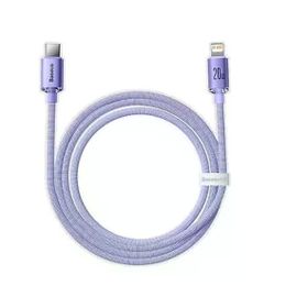 Baseus P10364500513-00 Free 2 Pull Mini Geri Çekilebilir USB-C 100 W 2 mt Mor Şarj Kablosu