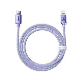 Baseus P10364500513-00 Free 2 Pull Mini Geri Çekilebilir USB-C 100 W 2 mt Mor Şarj Kablosu