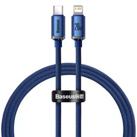 Baseus P10364501311-00 Free 2 Pull Geri Çekilebilir USB-C to Lightning 20 W 1 mt Mavi Şarj Kablosu