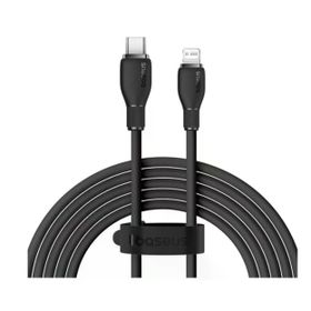 Baseus P10364501311-00 Free 2 Pull Geri Çekilebilir USB-C to Lightning 20 W 1 mt Mavi Şarj Kablosu