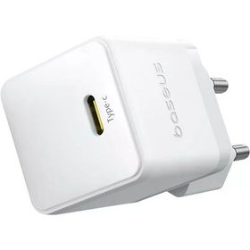 Baseus Palm Fast 20W Beyaz USB-C Şarj Cihazı
