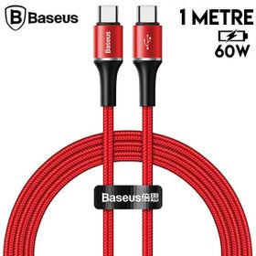 Baseus PD2.0 60W 1 m Halo Data Hızlı Şarj Usb Type-C Kablo