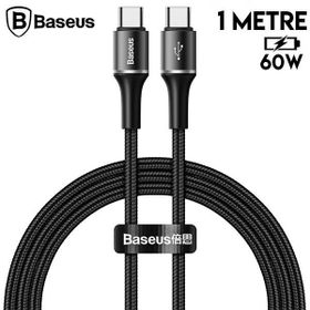 Baseus PD2.0 60W 1 m Halo Data Hızlı Şarj Usb Type-C Kablo