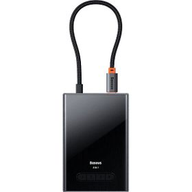 Baseus Pioneer Joy 8 in 1 Multifonksiyonal Type-C Gri Dock Station Hub