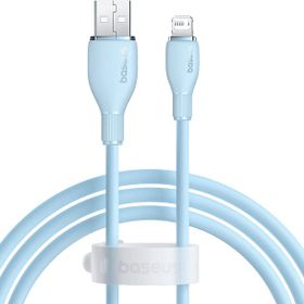 Baseus Pud. Usb-A 2.4A 1.2 m Mavi Lightning Şarj Kablosu