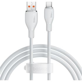 Baseus Pud. USB to C 100W 1.2 m Beyaz Şarj Kablosu