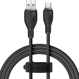 Baseus Pud USB to C 100W 1.2 m Siyah Şarj Kablosu