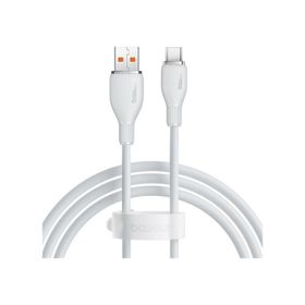 Baseus Pudding 1.2 M Hızlı Şarj Özellikli Usb Type-C 100 W Beyaz Kablo