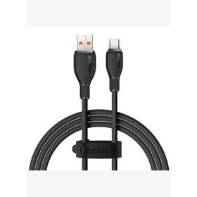 Baseus Pudding Hızlı Şarj Özellikli Usb Type-C 100W 1.2 M Siyah Kablo