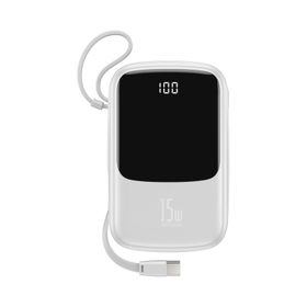 Baseus Q Pow 2 Dijital Ekranlı 22.5W 10.000 mAh Dual Kablolu Powerbank