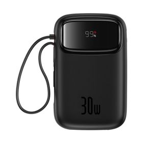 Baseus Qpow2 30w 10.000 mah Siyah Powerbank