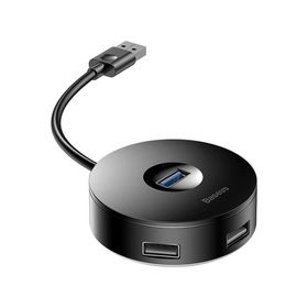 Baseus Round Box Serisi 1 USB 3.0 3 USB 2.0 Çıkışlı Yüksek Hızlı Hub Adaptör