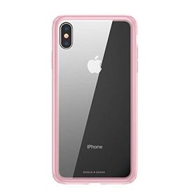 Baseus See Through Pembe iPhone XS Max Cep Telefonu Kılıfı