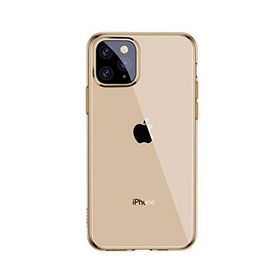Baseus Simplicity Şeffaf Transparan Altın iPhone 11 Pro Cep Telefonu Kılıfı