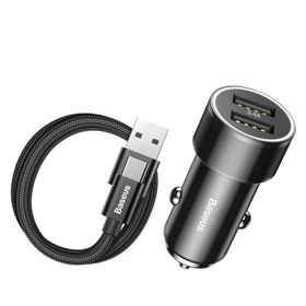 Baseus Small Screw Araç Şarj Cihazı ve Type C Kablo