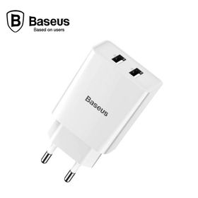 Baseus Speed Mini Dual Usb Çıkışlı 10.5w Hızlı Şarj Cihazı