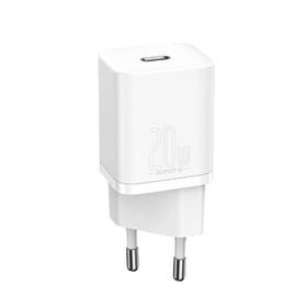 Baseus Super Si Ccsup-B02 PD 20 w Beyaz Güç Adaptörü